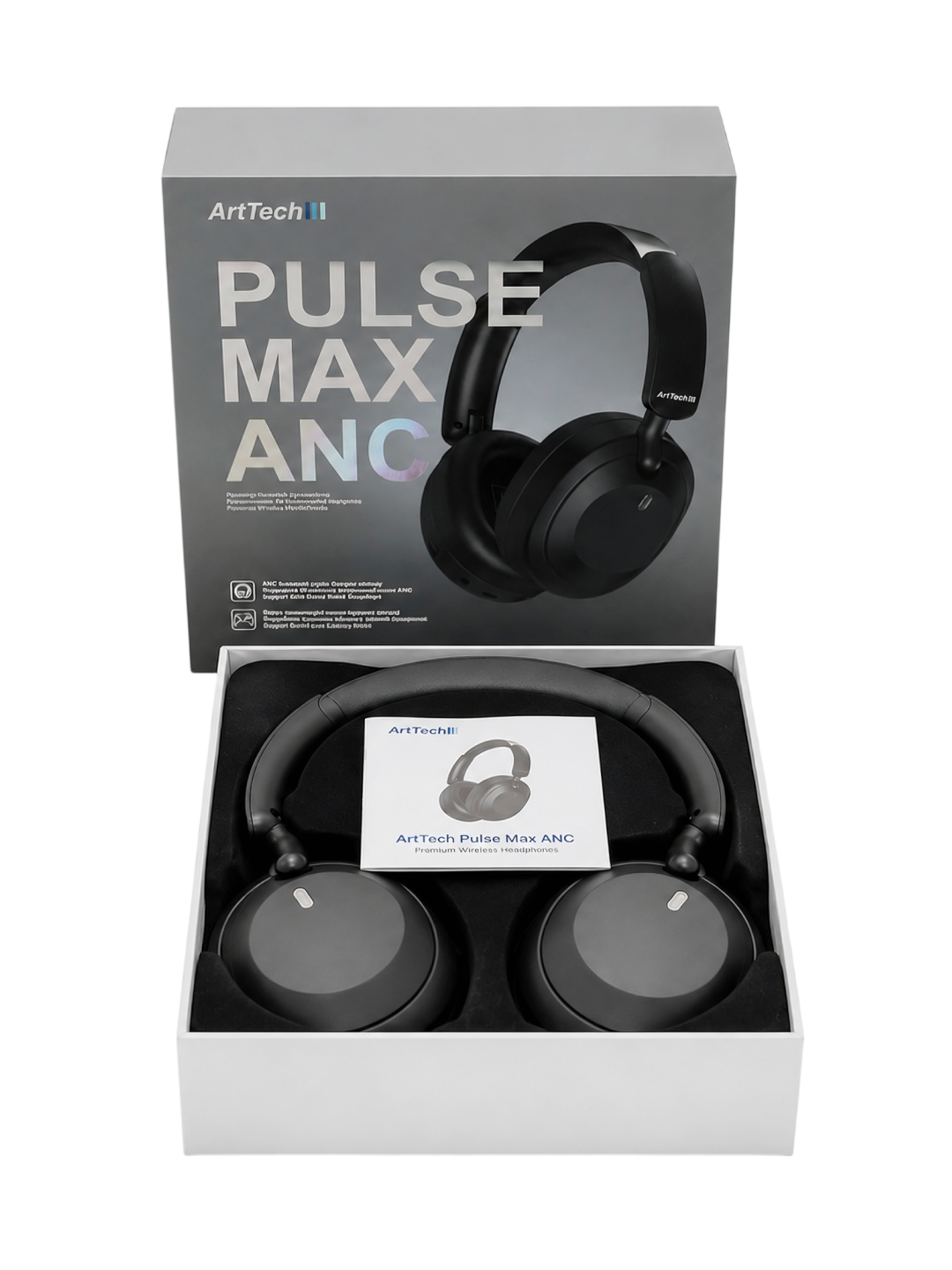 Наушники ArtTech Pulse Max ANC черный